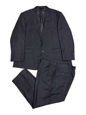BARONI SUPER 150s WOOL Blazer Sport Coat Luxury Business Gray Jacket Mens 52R